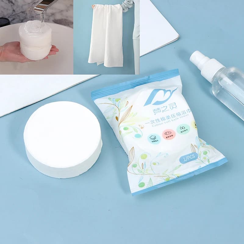 1PC Large Disposable Bath Towel Portable Travel Quick-Drying Compressed Towel Trip Essential Shower Washable Towel-New