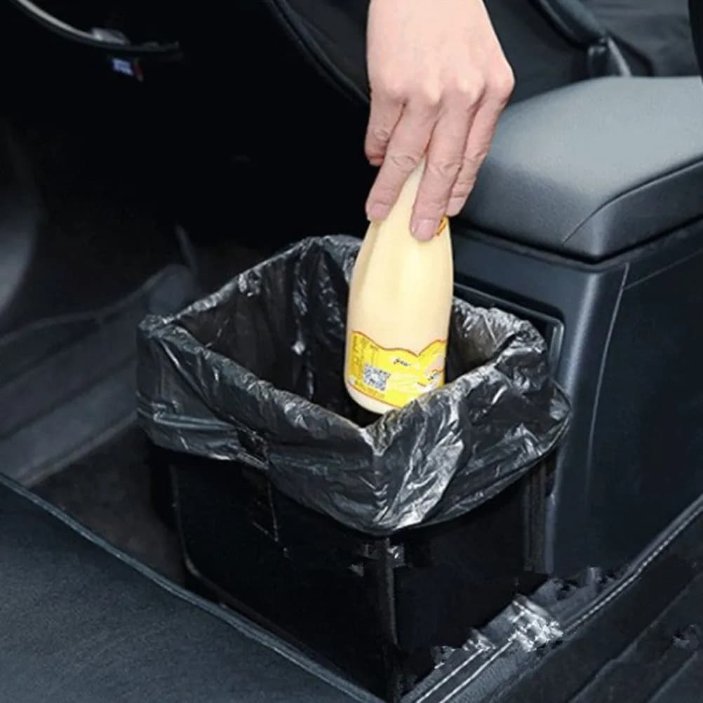 Multifunctional Bag for Refused by Car, Foldable and Waterproof, Black Organizer for Poster Seat, Ideal for Travel and Conservation during the Guide