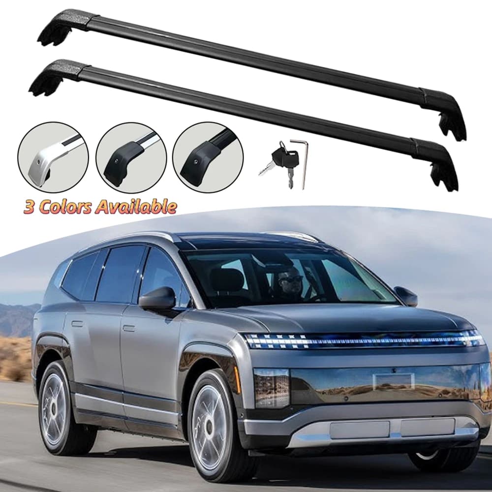 2PCS Traversa In Alluminio Misura per Hyundai IONIQ 9 2025 2026 Barra Trasversale Bagagli Sul Tetto Cargo Carrier Con Serratura