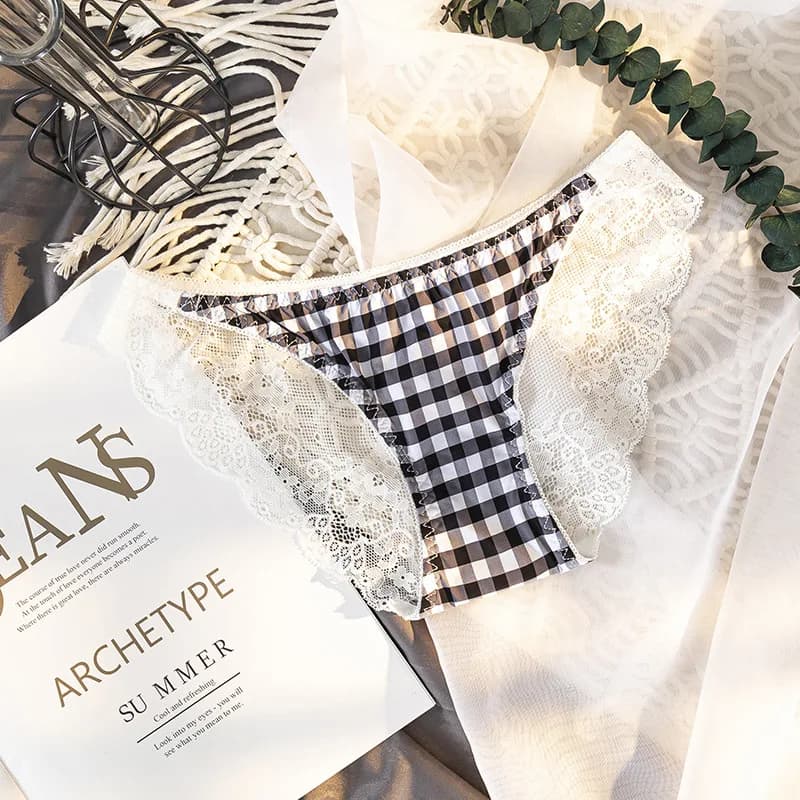 Biancheria intima sexy con stampa leopardata in seta effetto ghiaccio per ragazze adolescenti, cotone senza cuciture, pizzo antibatterico, shorts a vita bassa.