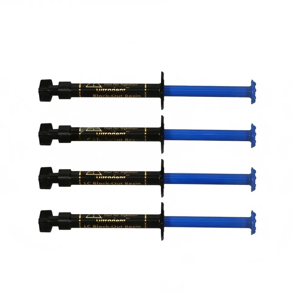 Resina per Modelli Dentali per Sbiancamento Denti, Materiale Distanziatore Fotopolimerizzabile Ultradent LC Block-Out, Resina Blu