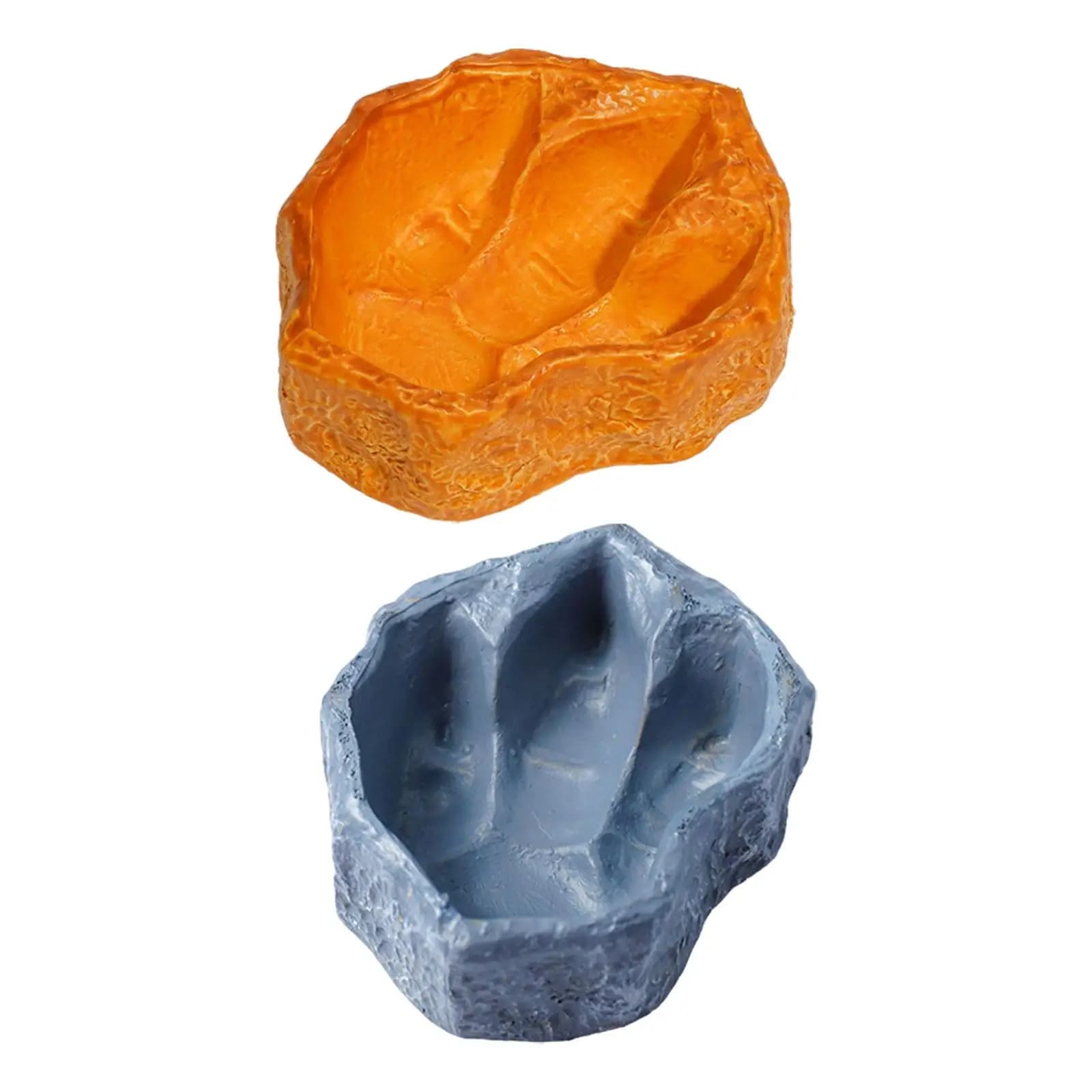 Rettile Piatto d'acqua Decor Contenitore Supporto creativo Riutilizzabile Ciotola per alimenti Stazione di alimentazione per Camaleonte Serpente Tartaruga Gecko Da tavolo