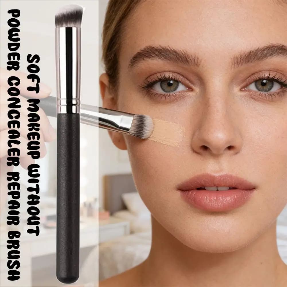 Pennello per correttore contorno occhi, pennello per fondotinta in polvere, correttore, BB cream, pennelli per fondotinta, pennelli per trucco viso, strumenti per il trucco.