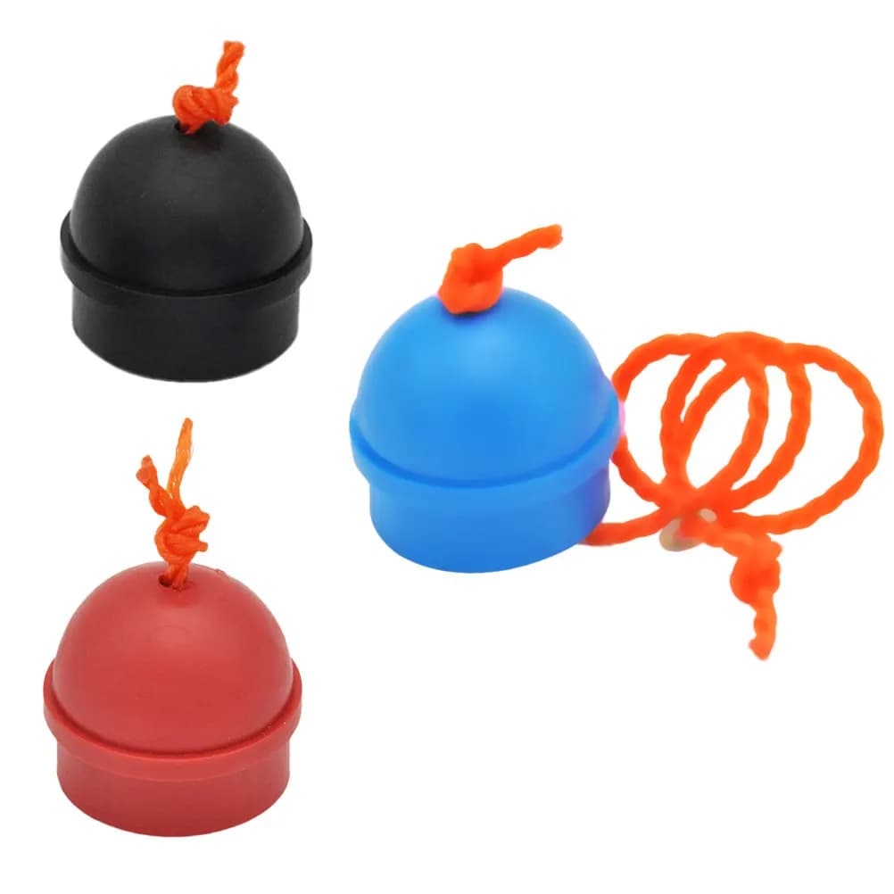 Set di 3 Porta Gessetti per Stecca da Biliardo con Cinturino Retrattile, Colori Misti Nero Rosso Blu, Accessorio per Biliardo che Previene la Perdita di Gesso e Protegge le Mani