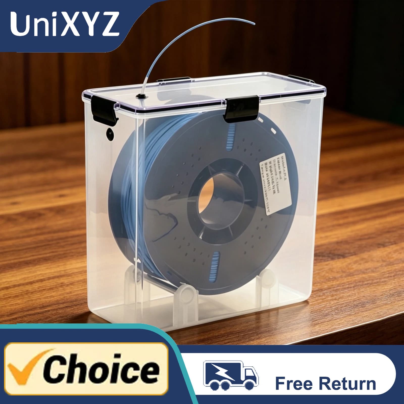 1 kg PLA Filament Dry Box with Upgrade Roller Dryer for PETG ABS TPU Storage Box Sealed Filament Coil Holder