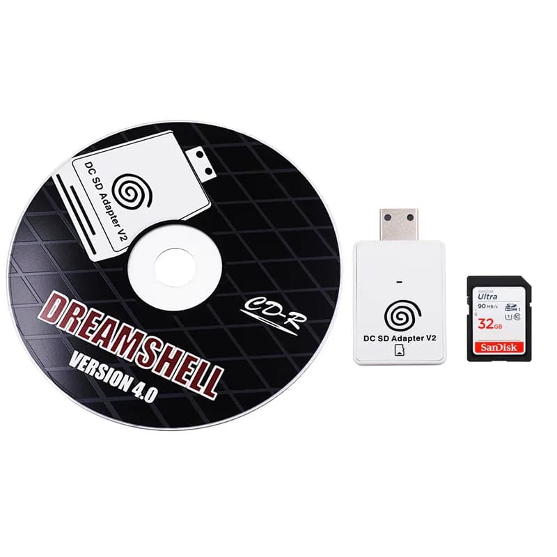 Per Sega Dc Console di gioco lettore di schede Sd/Tf Sega Dreamcast Dreamshell v4