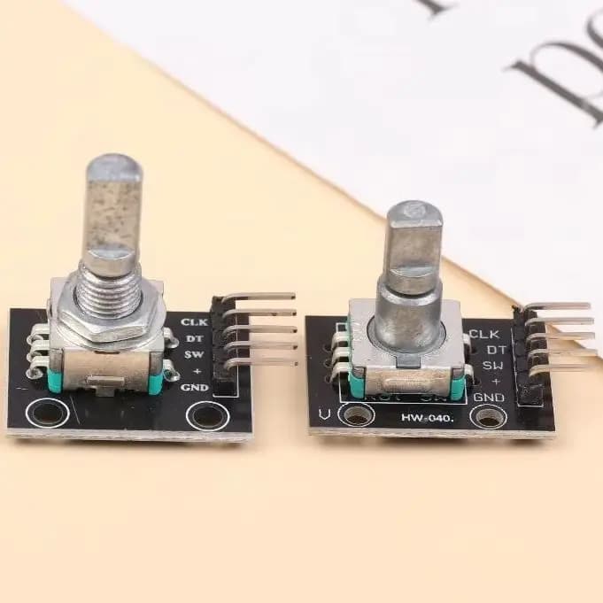 For micro controllers Arduino Use adjustable encoder module rotary encoder module KY-040 with 15 × 16,5 mm with knobs
