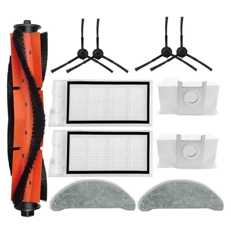 AA10RR 11PCS Accessories Kit for Eve Plus SDJ01RM Robot Vacuum Cleaner Main Side Brush HEPA Filter Mop Cloth