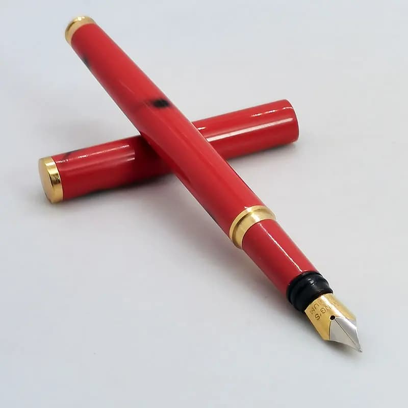 Early Yongsheng 505 Fountain Pen Metal Lacquer Rod for Adult Student Calligraphy Writing Stationery Collection