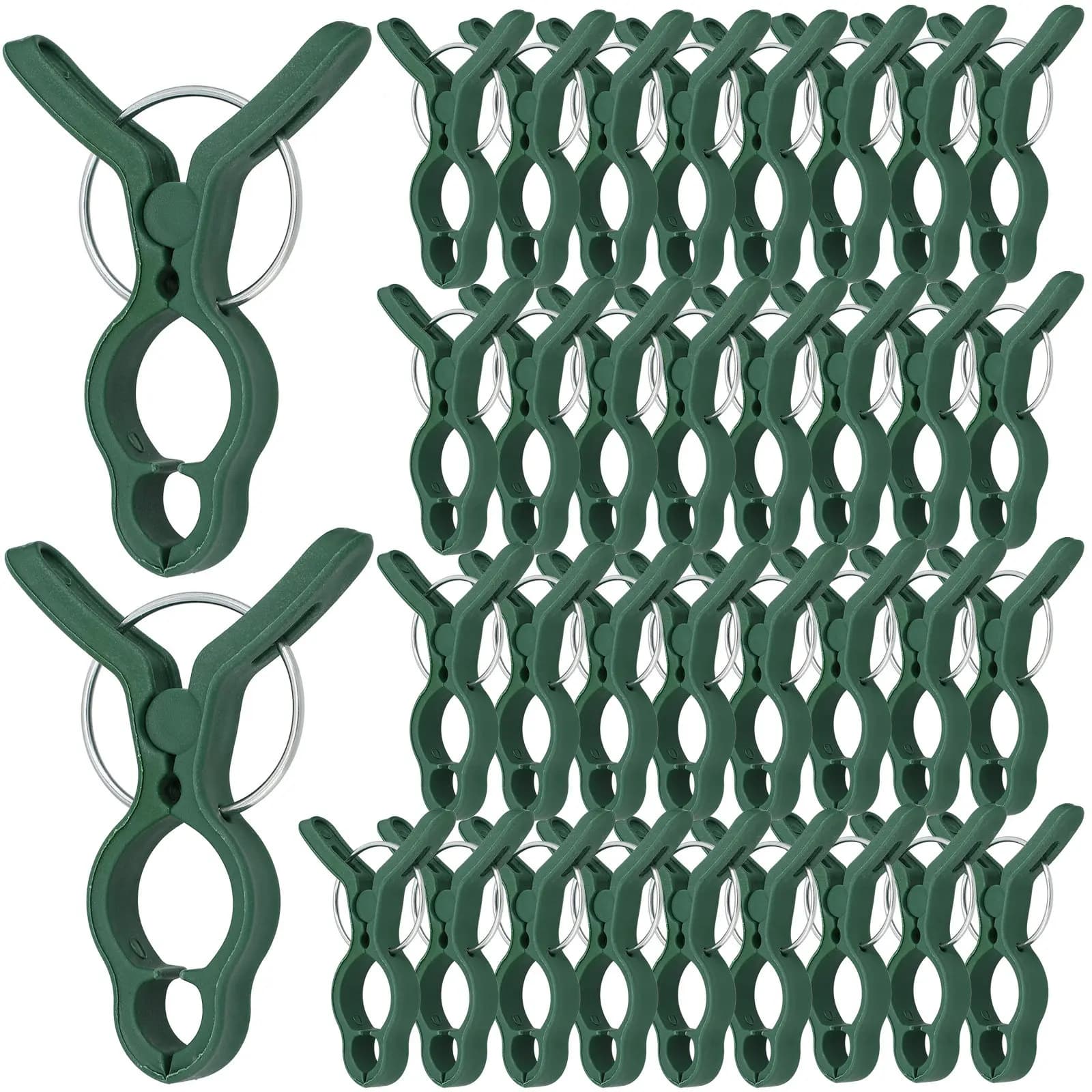 50 Pcs Garden Ornaments And Decorations Plant Support Fastening Stem Stake Cherry Tomatoes Flower Pot Clips Plants Accessories