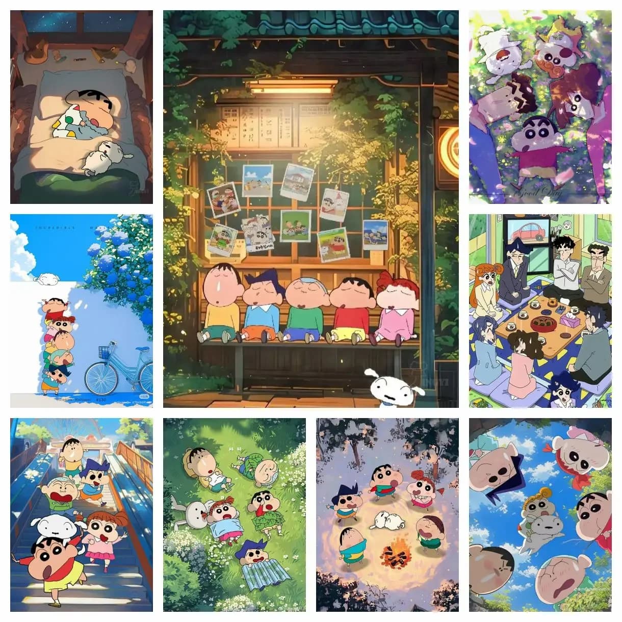 2025 New Diamond Painting Crayons Shin Hobby Mosaic Craft Cartoon Cross Stitch Kit Embroidery Handmade Home Decor Children Gift