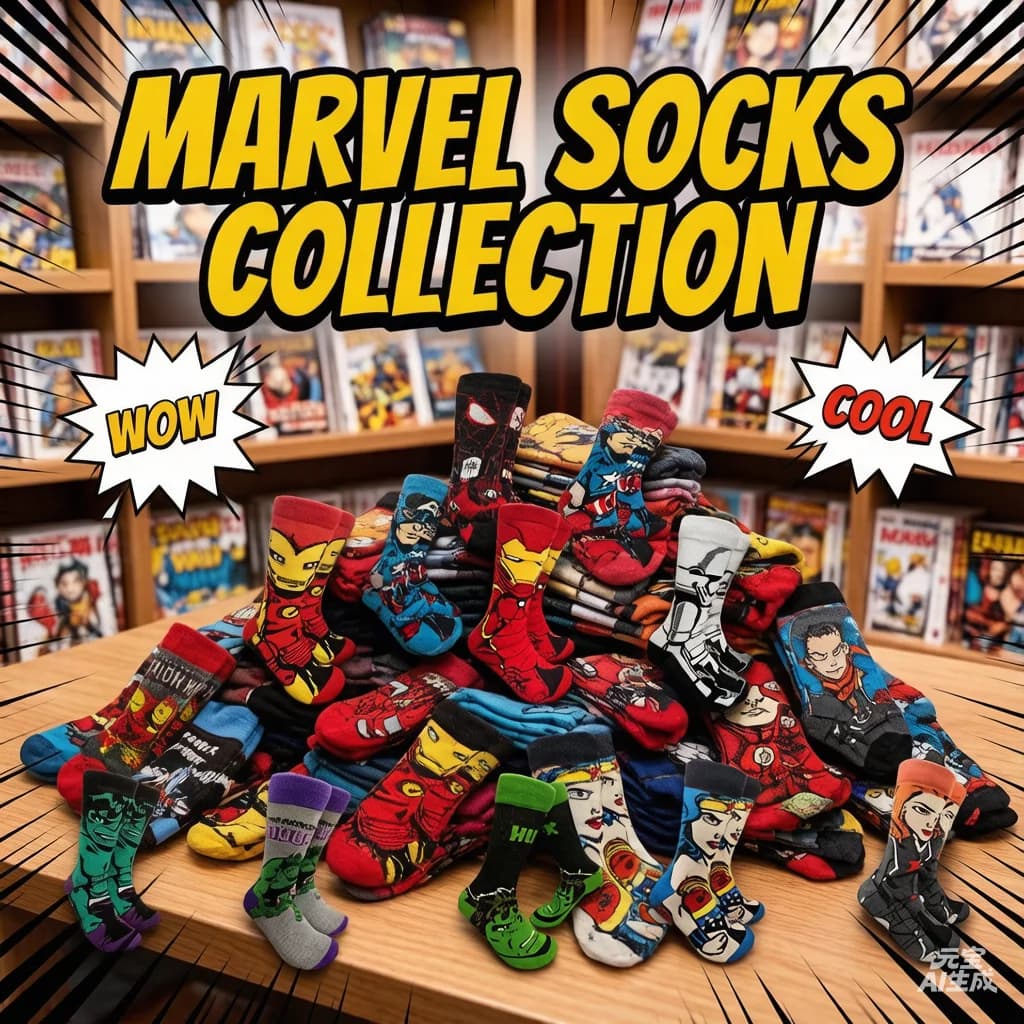 Marvel Socks for Women And Men 200-Needle Advanced Tech Production Adult Personality Hip Hop Harajuku Funny Socks long socks