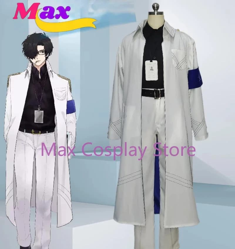 Costume Cosplay Max Cos Anime Blue Archive Sensei, Uniforms Elegant and Captivating for Halloween Party and Role Games