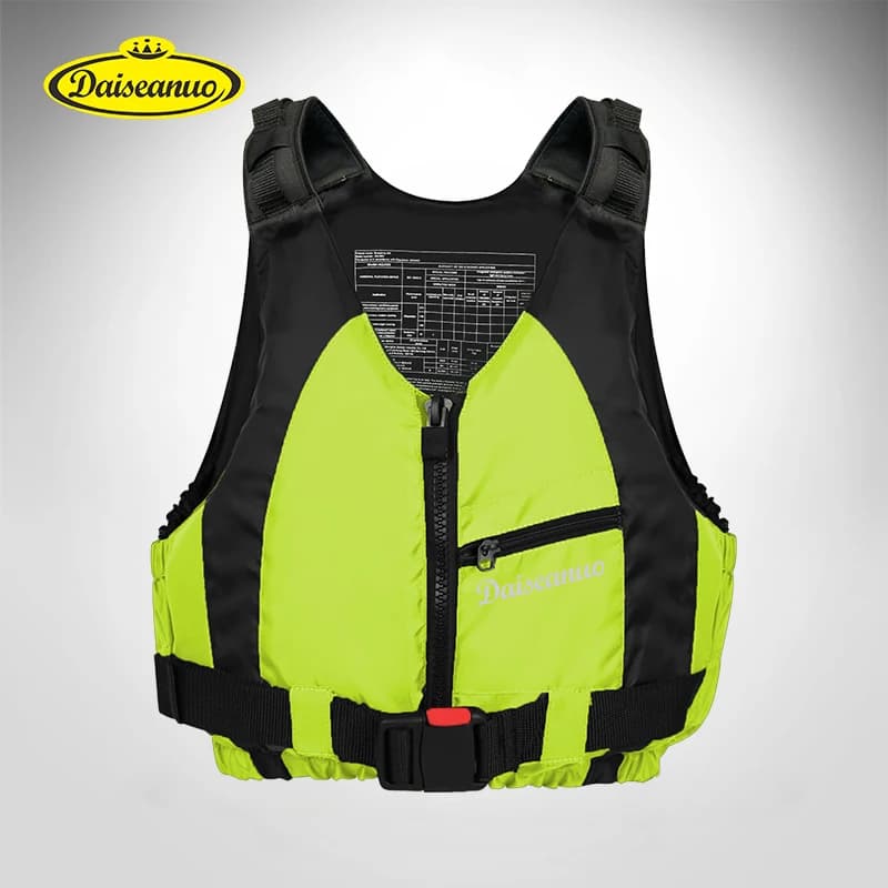 Giubbotti di salvataggio per kayak per adulti approvati CE ISO12402-5 originali Giubbotto di salvataggio per sport acquatici di sicurezza Zattera da paddle Kayak galleggiante con tasca