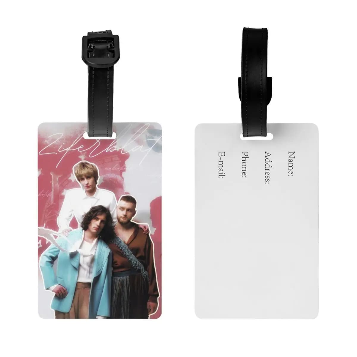Etichette per bagagli Ziferblat Bird Of Pray Ucraina Eurovision 2025, accessori per valigie, etichette identificative per bagagli da viaggio