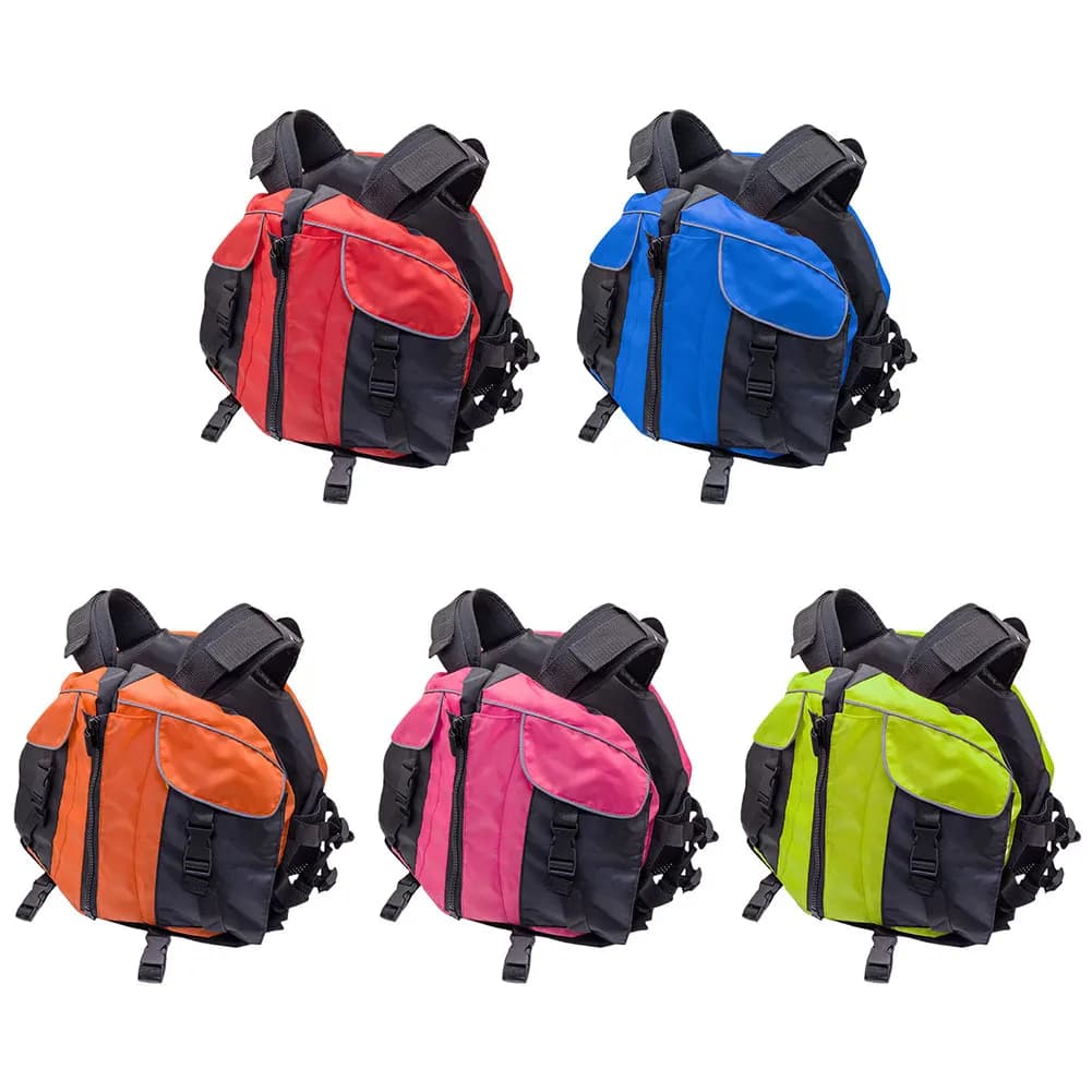 Water Sports Safety Jacket Adjustable Floating Rescue Jacket Reflective Floating Rescue Jacket for Snorkeling Swimming Kayaking