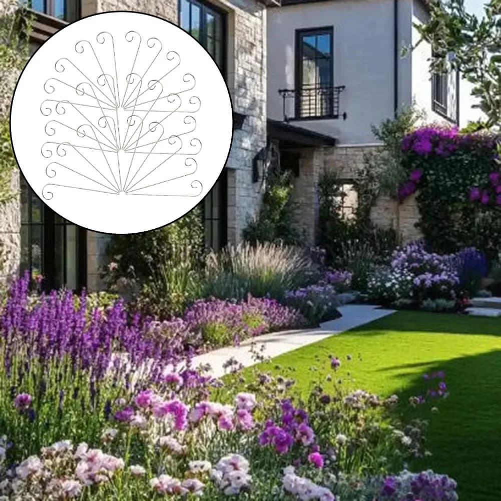 Espositore per Etichette da Giardino, Porta Cartelli da Giardino, Design con Gancio Resistente alle Intemperie, Facile Installazione, Riposizionabile