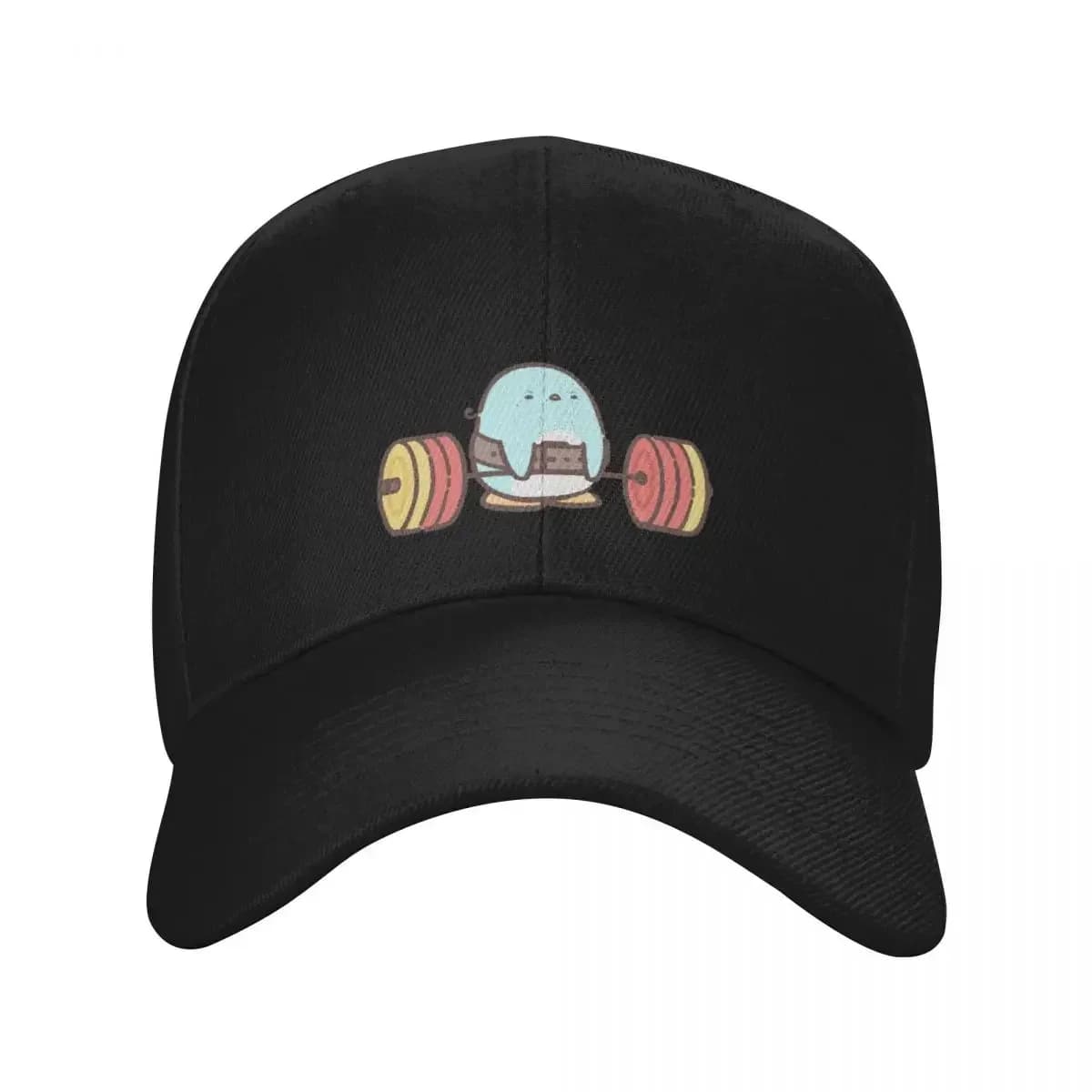 New Weightlifting Penguin Baseball Cap Wild Ball Hat Icon Luxury Caps Golf Men Women's