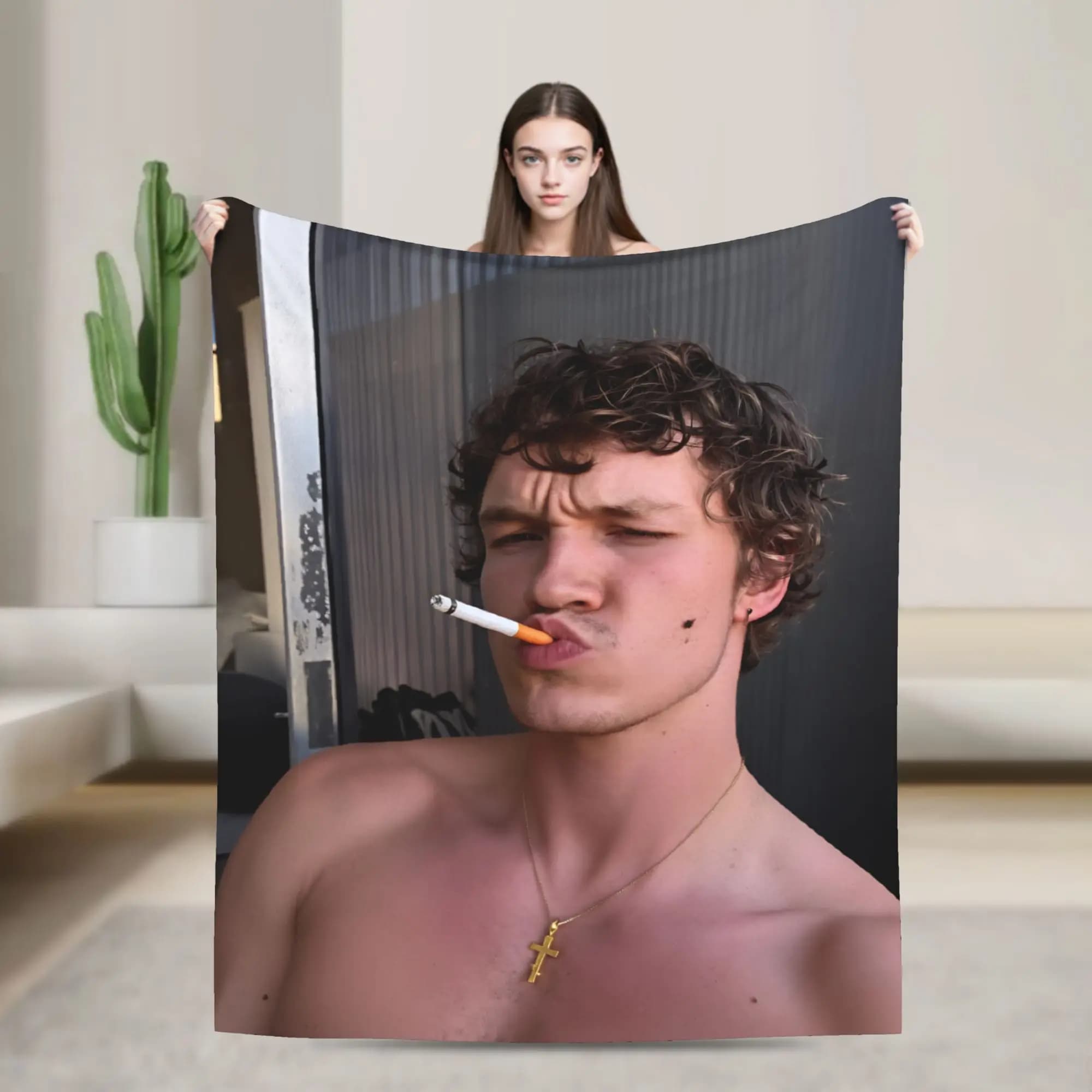Hudson Williams Connor Storrie Heated Rivalry Smoke Coperte in flanella, coperte calde invernali per copriletto, copridivano