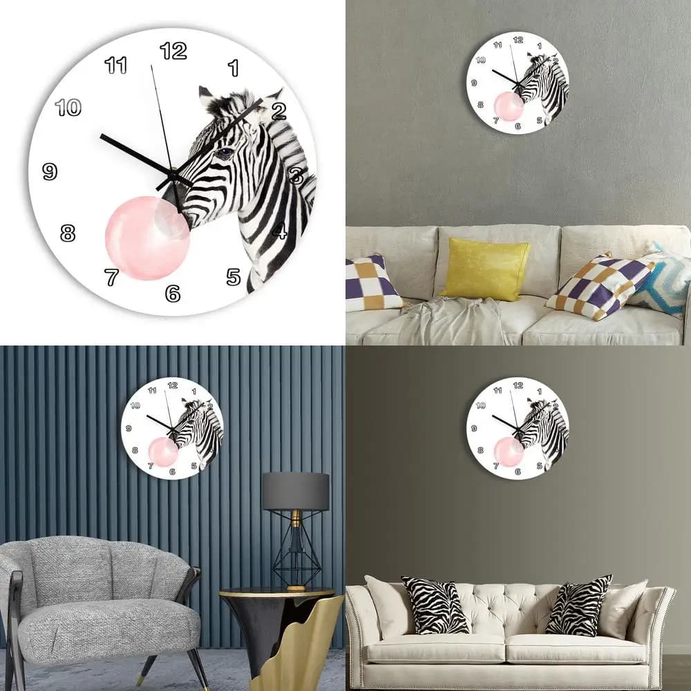 Orologio da parete zodiacale acrilico nordico Moda creativa Soggiorno Camera da letto Casa Sweep silenzioso Secondo orologio rotondo