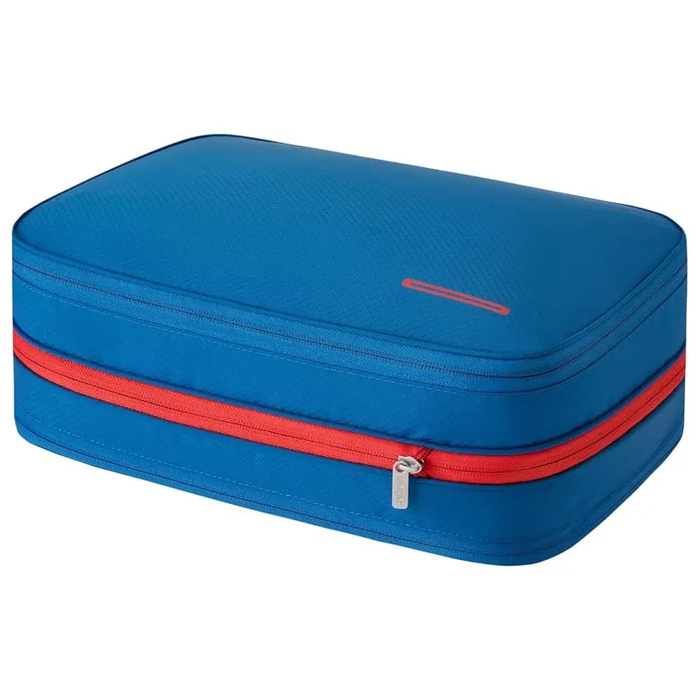 Spedizione Gratuita: Cubo di Compressione a 2 Strati per Organizzare i Bagagli, con Separazione Asciutto/Bagnato, Borsa Espandibile Salvaspazio per S