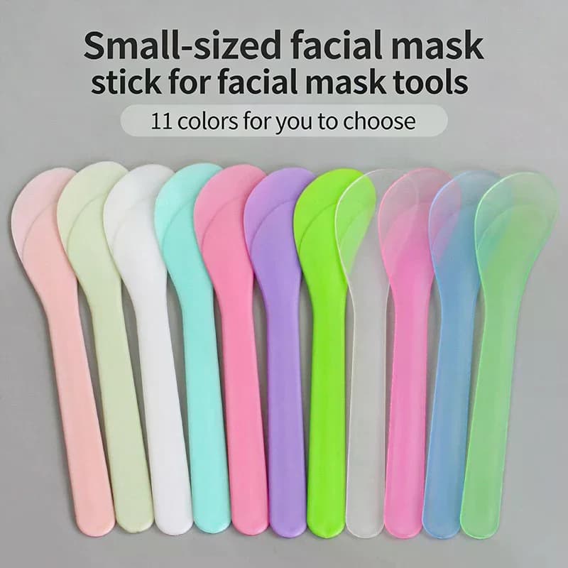 Set of tools for beauty mask: bowl for mask + spoon for mixing and makeup bowl
