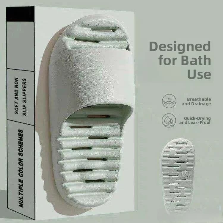 Ciabatte da Bagno a Rapida Asciugatura, Pantofole da Casa per Uomo, Antiscivolo, Resistenti all'Usura, Silenziose e Impermeabili