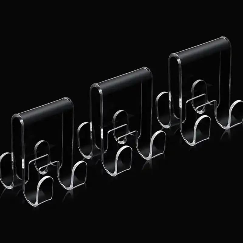 New Shower Towel Hooks For Glass Glass Door Hanger Hooks Space-Saving Shower Door Hooks For Clothes Towels Washcloths And Robe
