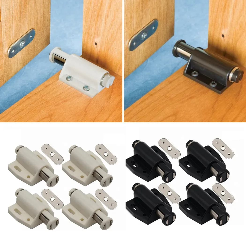 4/8 Pezzi Chiusure Magnetiche Singole Invisibili per Mobili, Armadi e Porte - Accessori Hardware