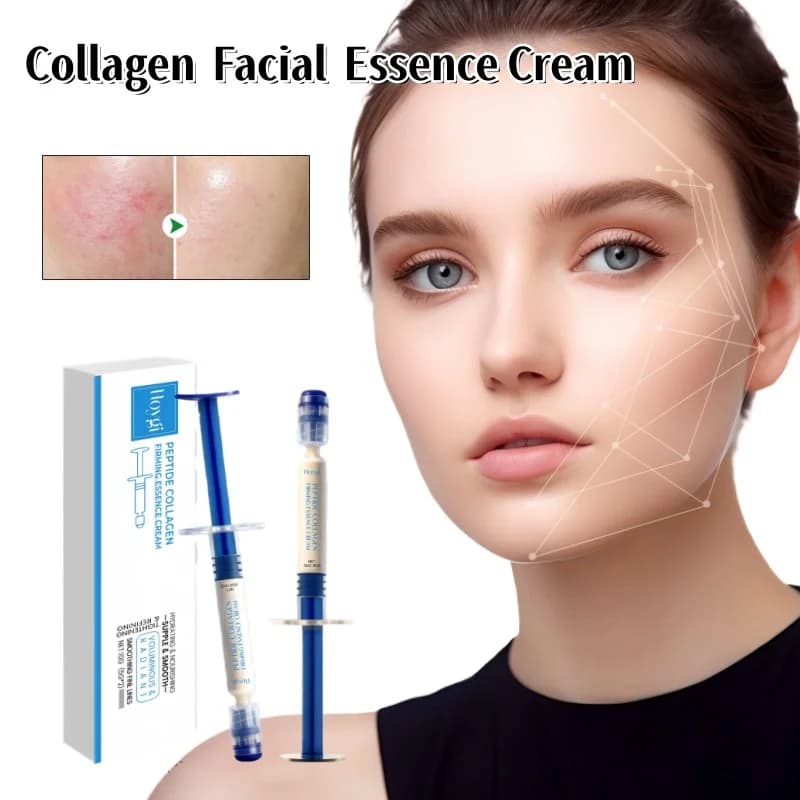 Cream Essence Faced with the Collagen Elasticizing, Hydrating and Repopulating, Ironing and Rejuvenating, Korean Face Cream for Skin Care