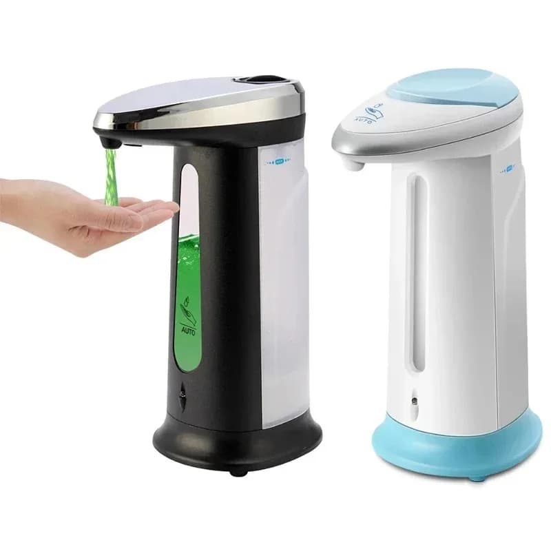 400ml Automatic Liquid Soap Dispenser Touchless Sensor Induction Hand Washer for Bathroom and Kitchen ABS Design