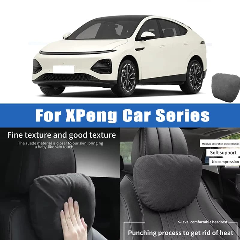 Top Quality Car Headrest Neck Support Seat Soft Neck Pillow Breathable For XPeng P5 P7 P7+ G3 G6 G9 X9 MONA M03