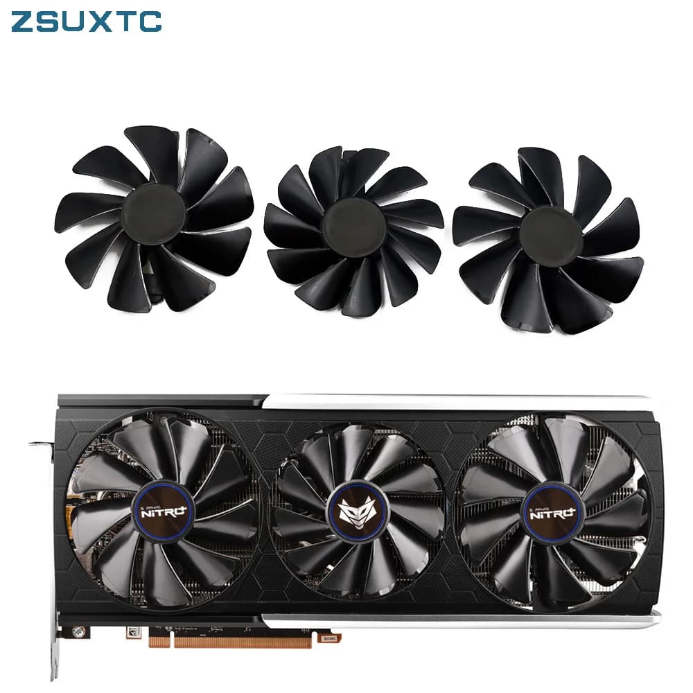 FD10015M12D FDC10H12D9-C 95mm 85mm RX5700 Ventola di raffreddamento per Sapphire RX 5700 XT 8GB NITRO + Ventola per scheda video in edizione speciale