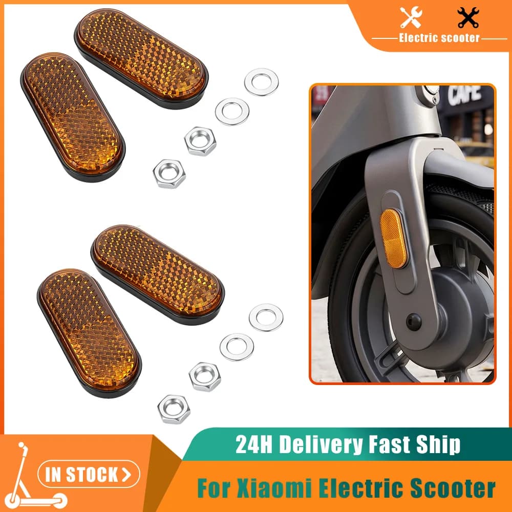 Reflective Strips Front Fork For Xiaomi 5 Plus 4Lite 2nd gen Electric Scooter Front Fork Safety Reflector Strip Accessories Part