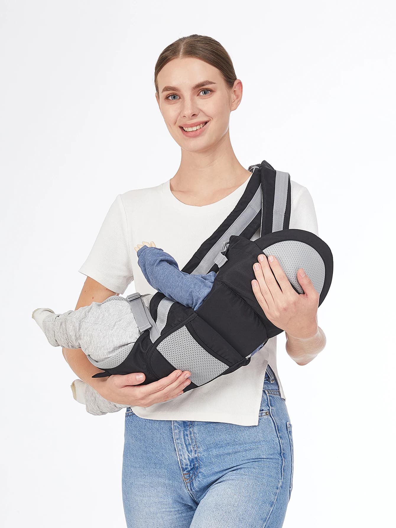 Marsupio ergonomico fisiologico M Marsupio per neonato Hipseat frontale imbracatura ergonomica per marsupio a marsupio per 0-24 mesi