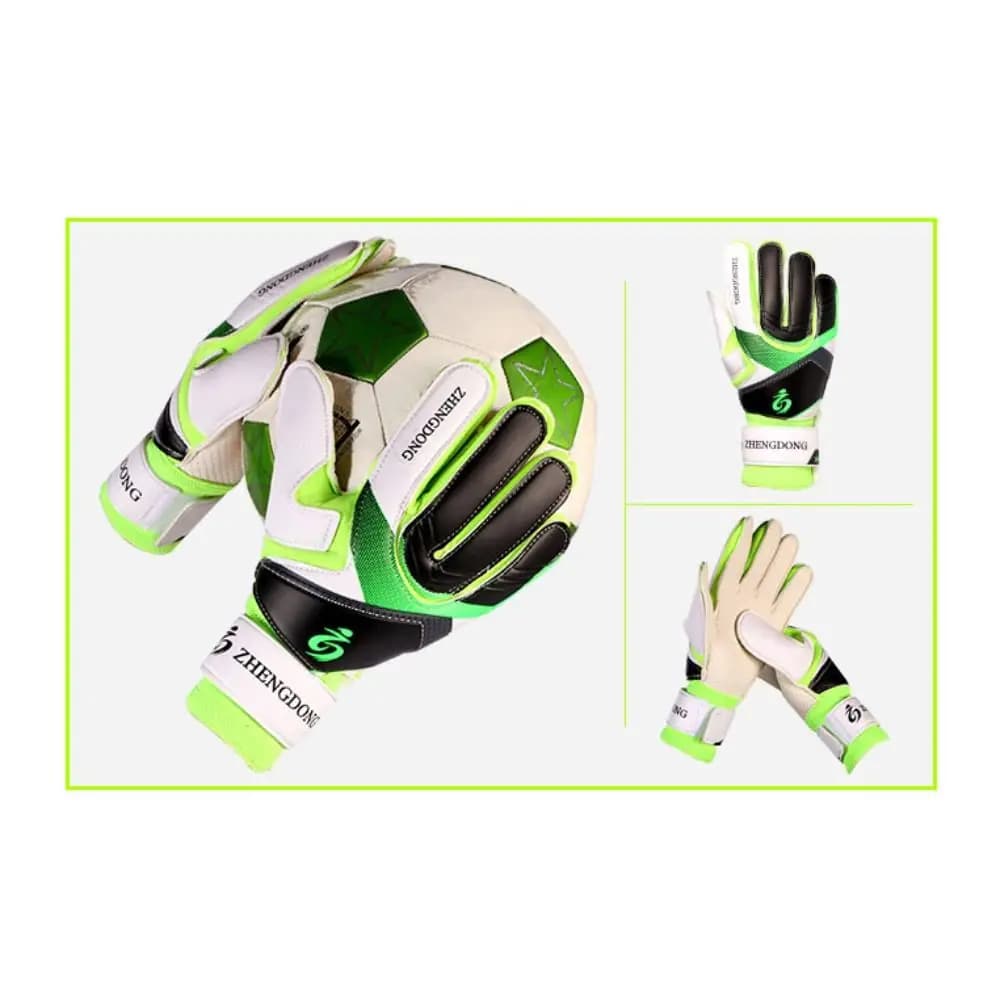 Guanti da Calcio Resistenti all'Usura, Eccellenti Guanti da Portiere in Lattice Spesso, Guanti da Allenamento Colorati Antiscivolo
