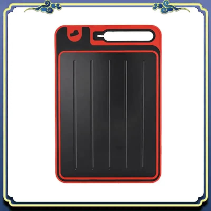 A56P-Table with Sbriner Tray, Double Face Cutting, Domestic Tool for Meat with Tray and Sharpener