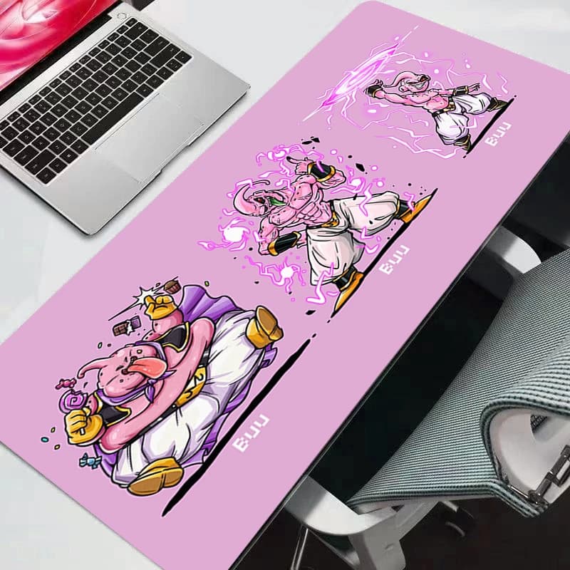 Tappetino per Mouse Dragon Ball DBZ Grande XXL per Gamer, Tappetino per Tastiera e Scrivania in Gomma, Mousepad per Gaming e Notebook
