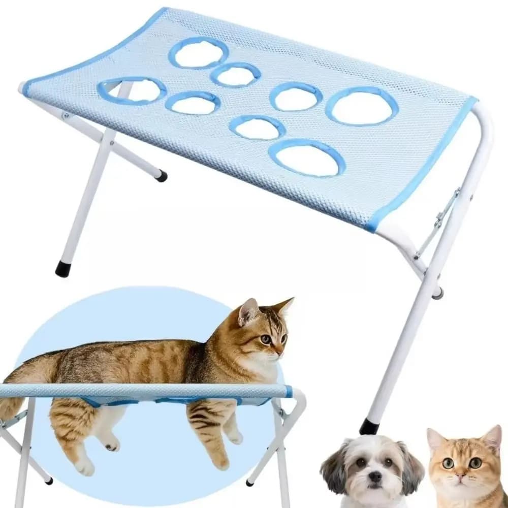 Anti-Scratch Pet Bathing Rack Secure Anti-Bite Small Dog Grooming Tool Comfortable Non-slip Cat Washing Hammock Home Indoor