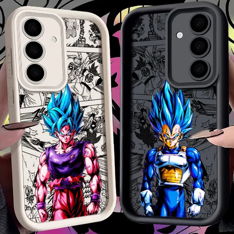 Cover per telefono Dragon B-Ball Goku per Samsung S26 S25 S24 S23 S21 S20 Ultra Super Saiyan Vegeta per Galaxy S25 S24 FE S26 Plus