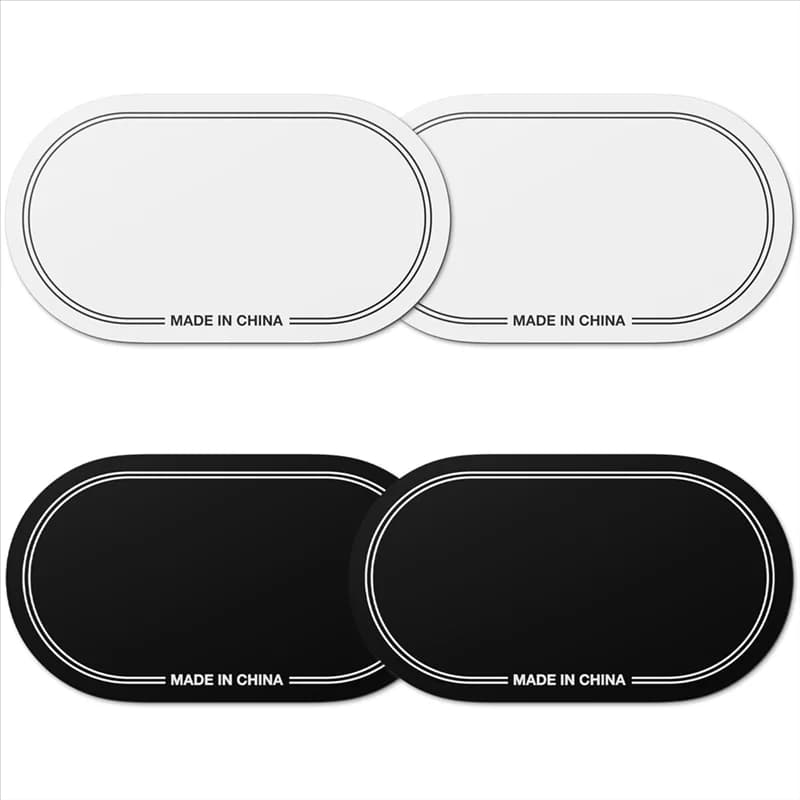 [NUOVO!ABKG】 Patch per grancassa, pad silenziatore, protezioni autoadesive per pelli di batteria, 4 pezzi, patch per doppio pedale della batteria