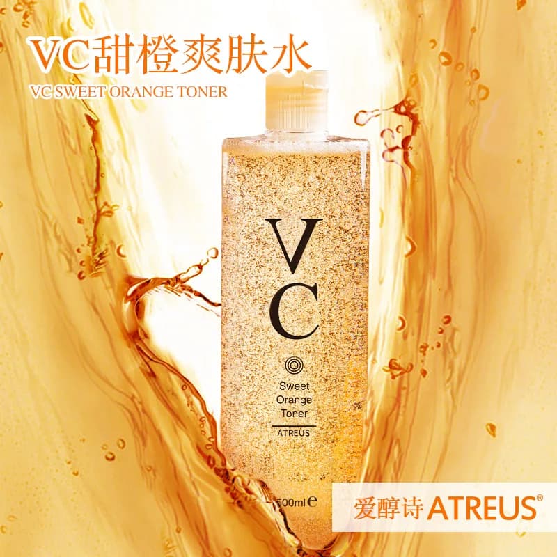 Tonico Atreus Thai Vitamina C e Arancia, con Oro per Minimizzare e Idratare i Pori