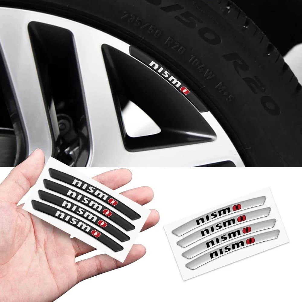 Auto Cerchioni Prestazioni Da Corsa Adesivo per Nissan Juke Teana GTR 350Z 370Z 240SX Qashqai ALTIMA KICKS Nismo Accessori Auto