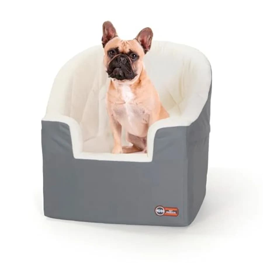 High Quality Car Seat for Dogs with Safety Belt, 2 Safety Grips, Washable Covers, Robusto High Seat for Dogs and Cats - Sma