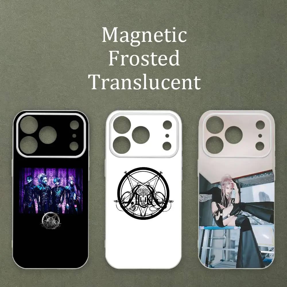 J-Jiluka D-DeViLs Magnetic Matte Semi Clear Soft Case For MagSafe Shell iPhone 11 15 17 16 12 14 13 Pro Max