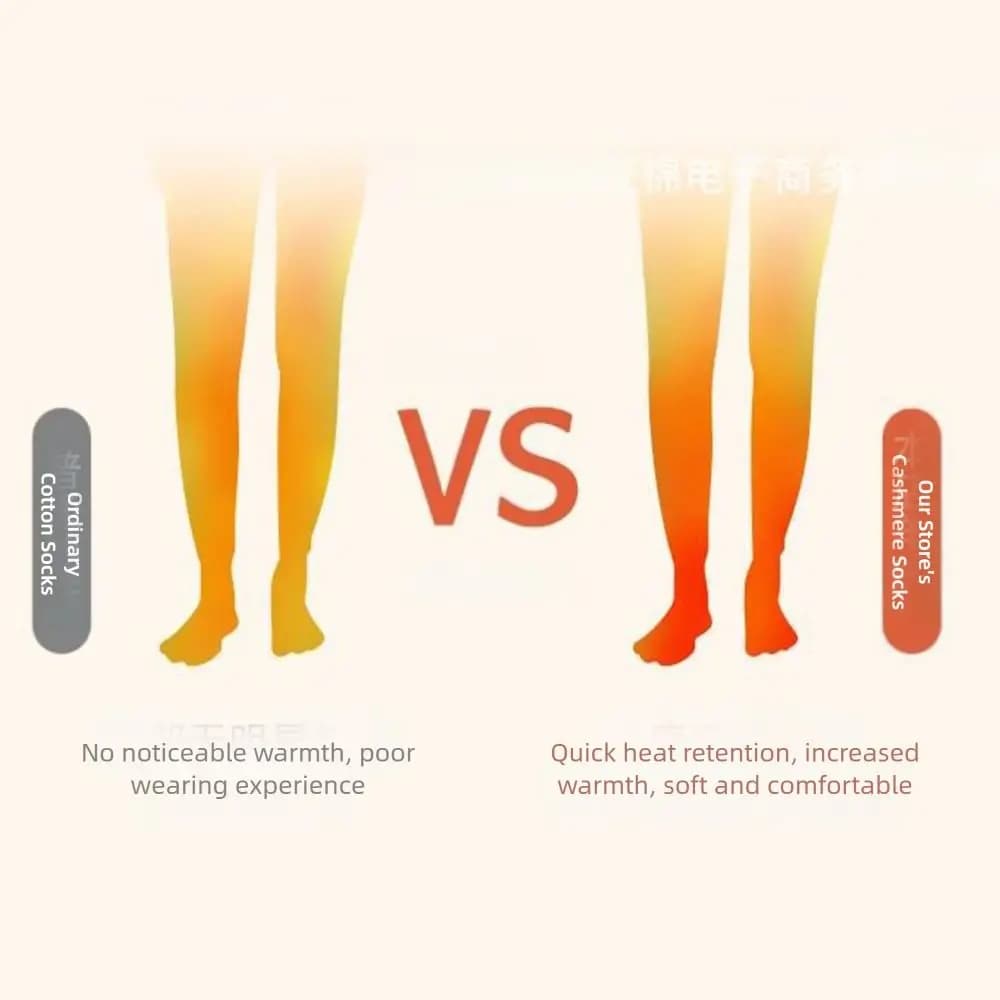 New Polyester Cotton Winter Warmer Thicken Sock Medium Tube Sock Seamless Sleeping Socks Thermal Wool Keep Warm Tool For Man