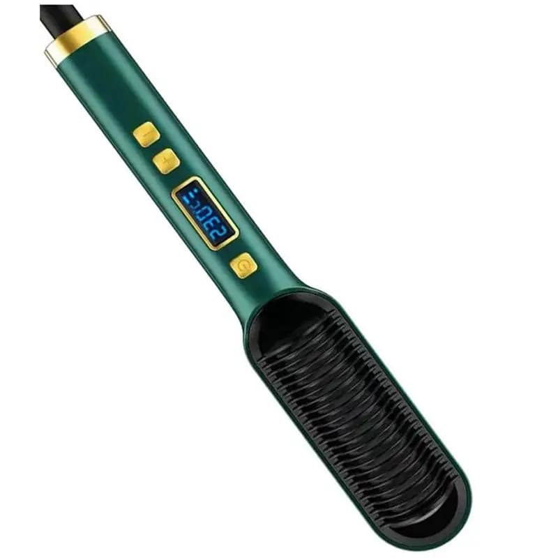 M04K Spazzola Elettrica Professionale 2 in 1 per Lisciare e Arricciare i Capelli con Display LCD