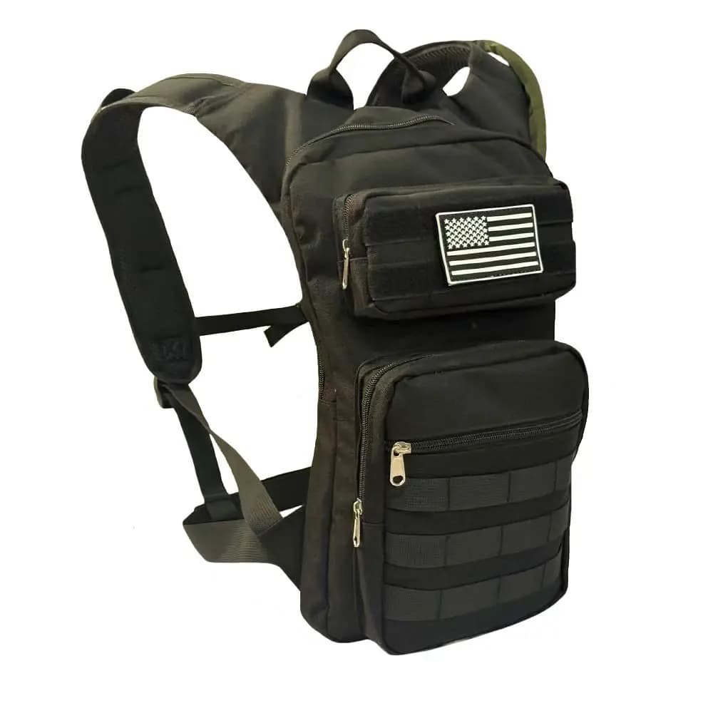 3L Tactical Hydration Pack with Bladder, Lightweight Water Backpack for Cycling Hiking Running Camping Outdoor Use
