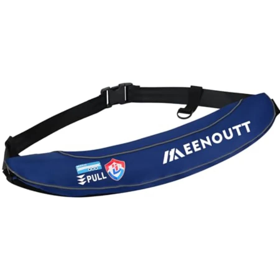 Giubbotto Gonfiabile Automatico con Cintura per Sport Acquatici, Cintura di Sicurezza PFD per SUP, Paddleboarding, Pesca, Canottaggio, Kayak, Adatto per 80-330 libbre