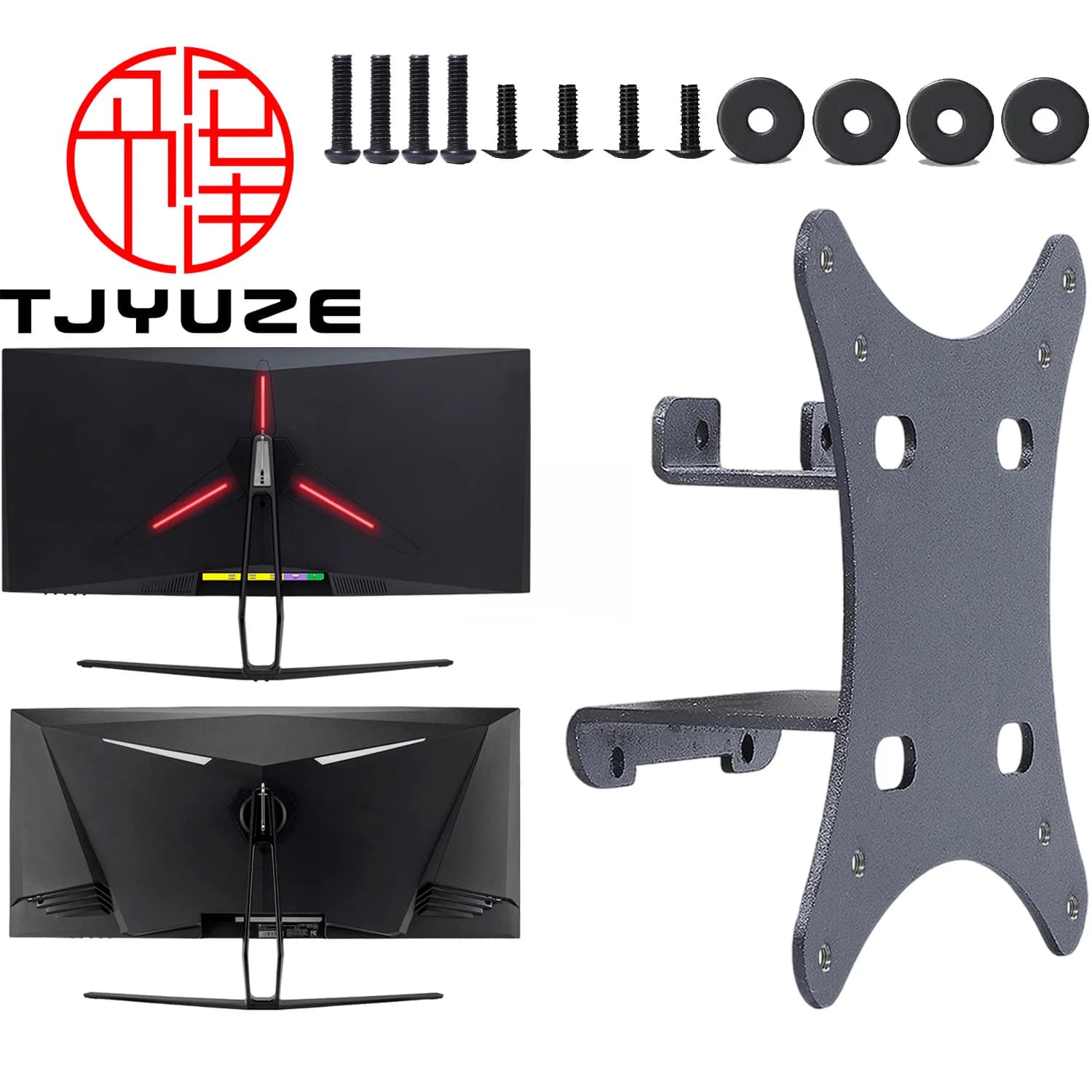 Nuovo Adattatore VESA per Sceptre C355W-3440UN C355B-3440UN1 C355B-QUN168 con Staffa di Montaggio per Bracci Monitor VESA 75x75 e 100x100
